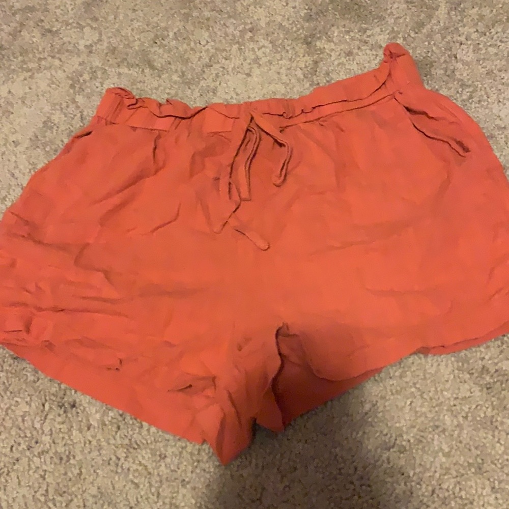 Salmon colored shorts